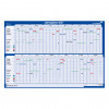 Legamaster pianificatore annuale progetti, layout mensile, 90 x 60 cm