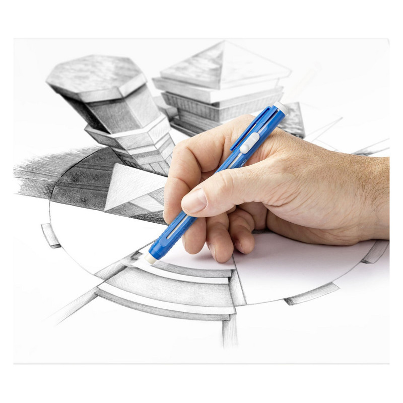 STAEDTLER Mars plastic 528 50 gomma a matita, ricaricabile, blu