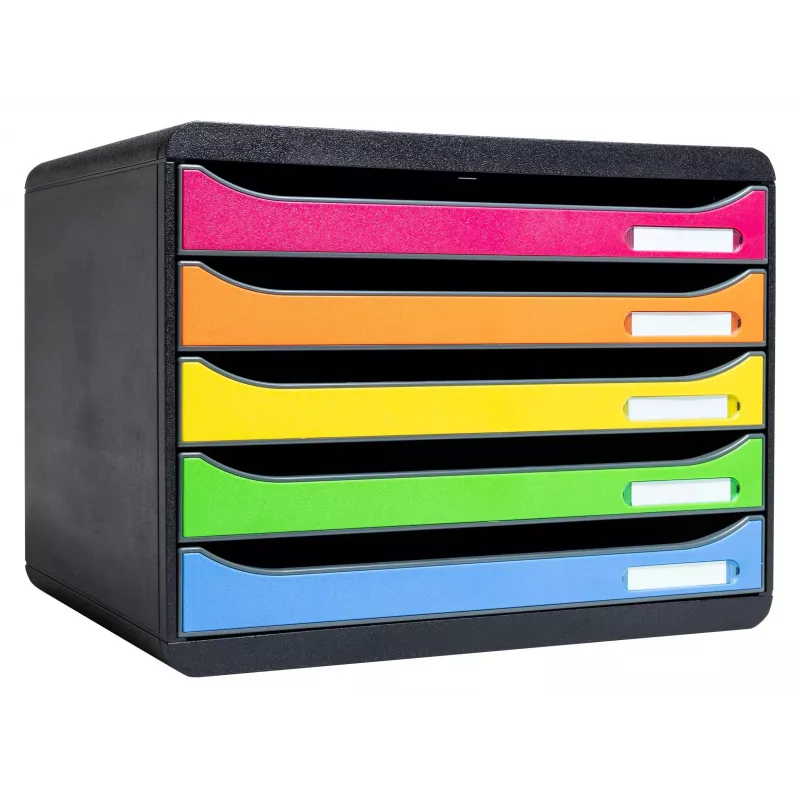 Exacompta scatola con cassetti 308798D DIN A4 formato orizzontale 35,5 x 27,0 x 27,1 cm