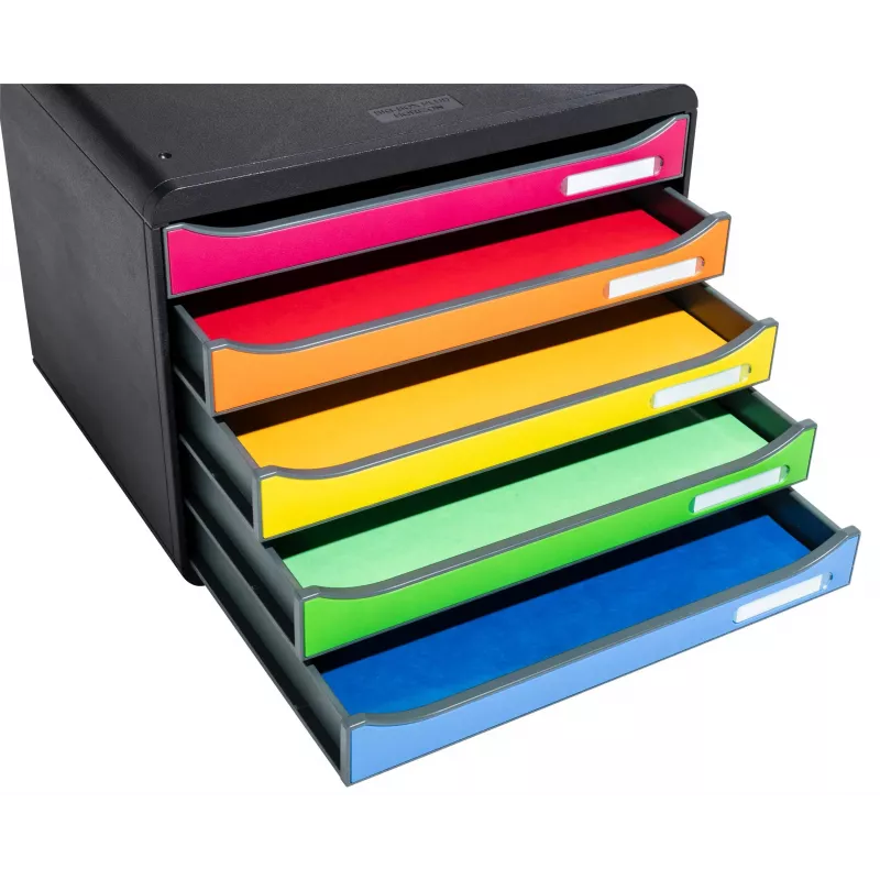Exacompta scatola con cassetti 308798D DIN A4 formato orizzontale 35,5 x 27,0 x 27,1 cm