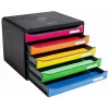 Exacompta scatola con cassetti 308798D DIN A4 formato orizzontale 35,5 x 27,0 x 27,1 cm