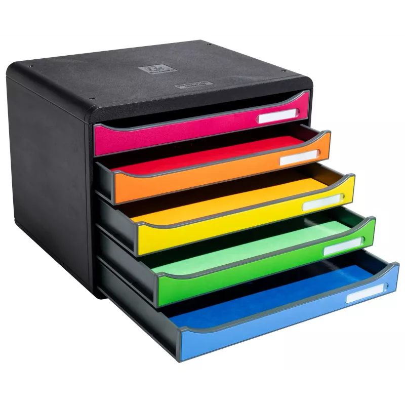 Exacompta scatola con cassetti 308798D DIN A4 formato orizzontale 35,5 x 27,0 x 27,1 cm