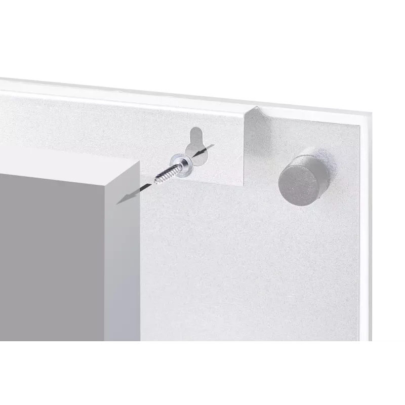 Zeller lavagna magnetica in vetro 60.0 x 40.0 cm bianco