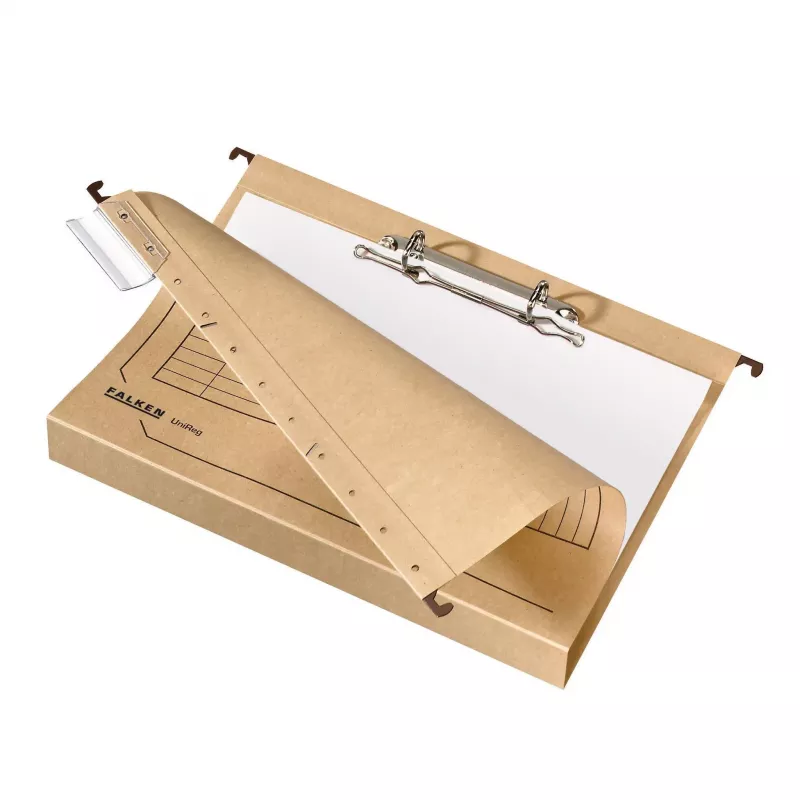 Falken raccoglitore a sospensione DIN A4, 4 cm, marrone naturale (11288156)