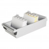 HAN schedario A6 per 1300 schede, grigio