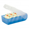 Schedario HAN Croco DIN A8 500 schede blu