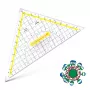 ARISTO squadra geometrica con manico, 25,0 cm