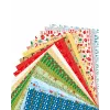 folia blocco a motivi Natale, 270 g/m², colori assortiti