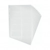 DURABLE buste portabiglietti da visita A4 per 2384/2388, trasparenti, 10 pezzi