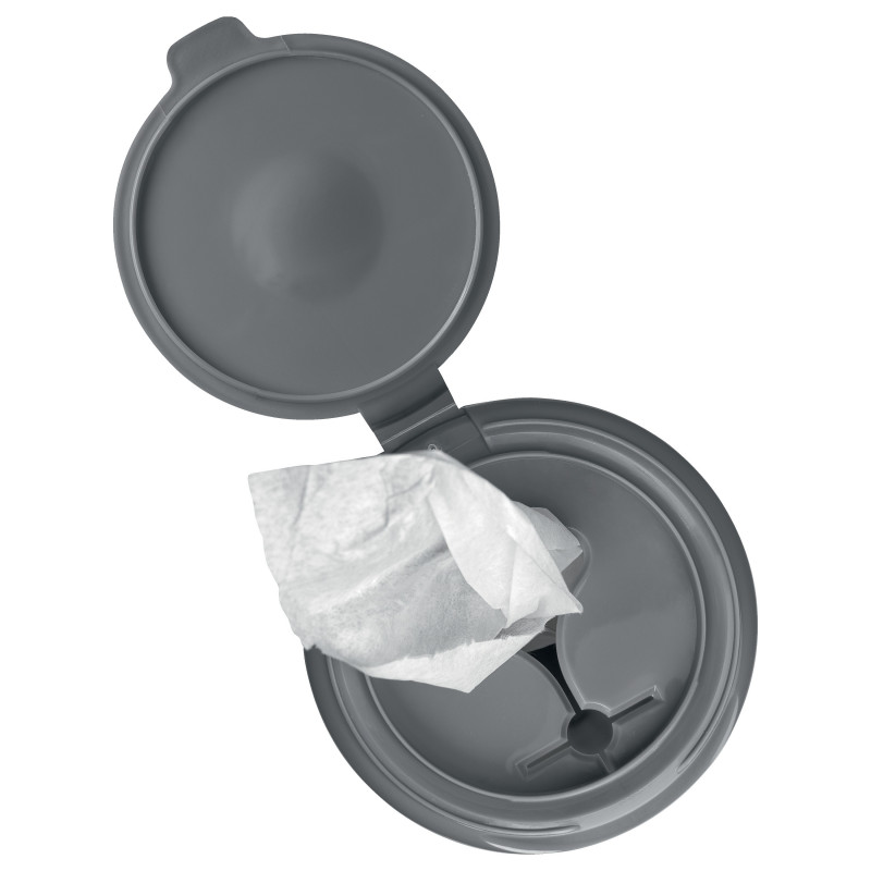 Nobo salviette detergenti per lavagna bianca, dispenser in plastica riciclata, 100 salviette