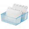 HAN A8 schedario DIN A8 300 schede blu trasparente