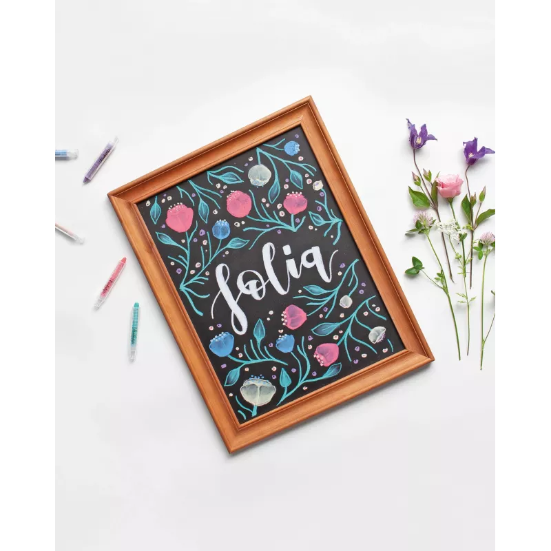folia gessetti, colori assortiti