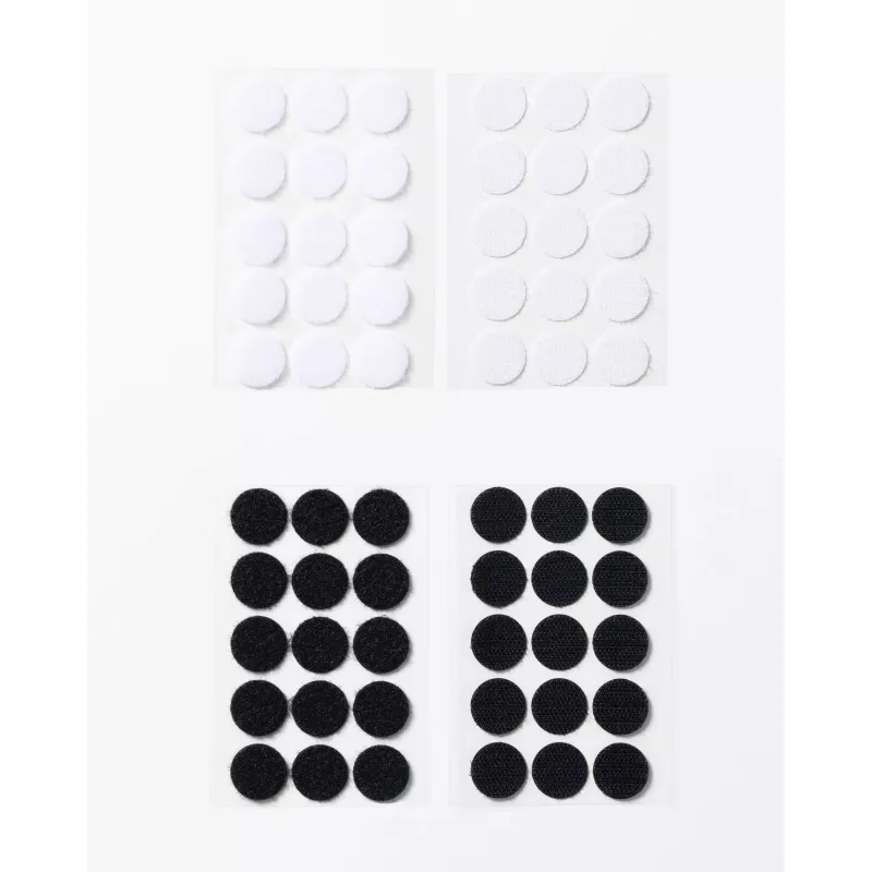 Folia punti a velcro, nero e bianco (2301)