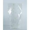 folia sacchetto in cellophane 14,0 x 23,0 cm trasparente con stampa oro