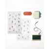 Folia sacchetto fondo in PP A FLORAL CHRISTMAS, 14,5 x 23,5 cm