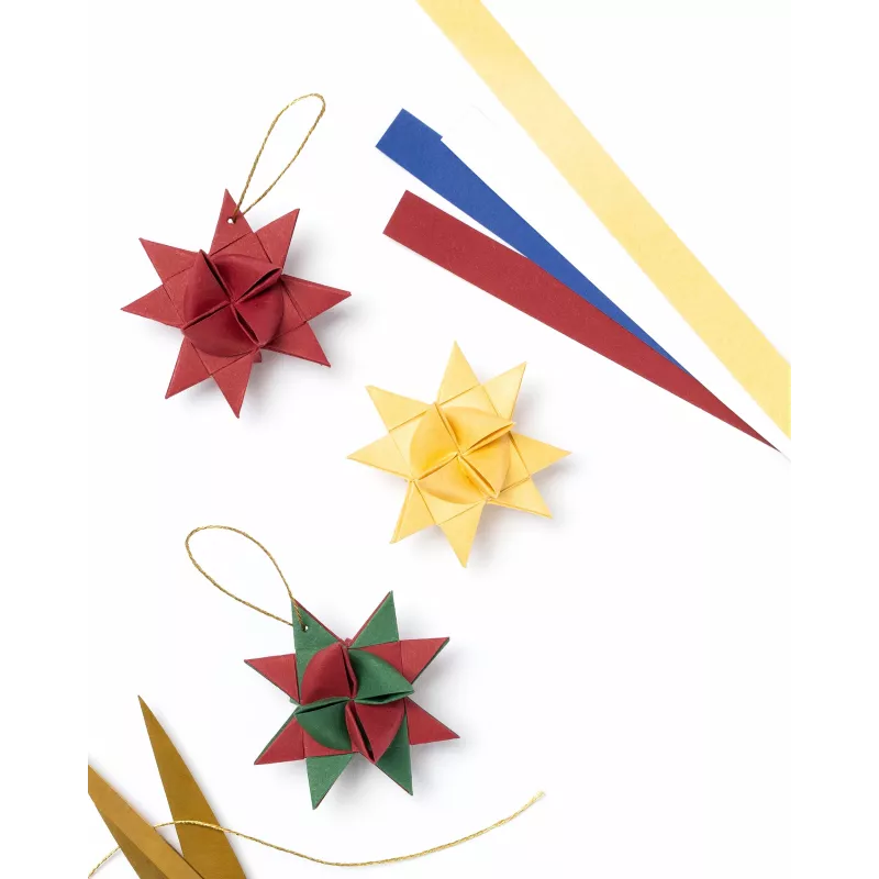 folia carta pieghevole per stelle di Fröbel, mini, miscela colorata
