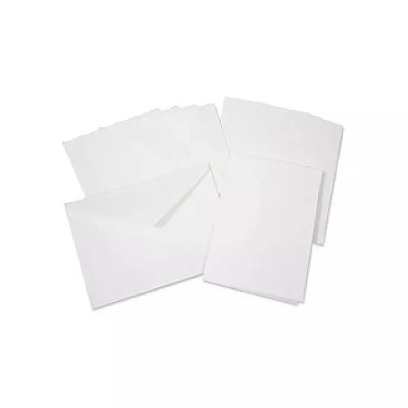 folia biglietti pieghevoli, 5 biglietti, bianco