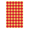 AVERY Zweckform Etichette circolari 3141, rosso, Ø 12 mm, 270 pezzi