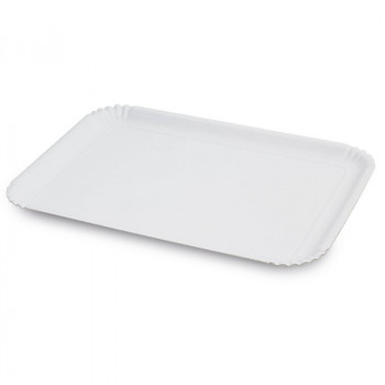 Guardini Vassoio di carta bianco set 2 pz. Easy Bake Bio 28x38cm