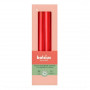 Bolsius candele da tavola 245/24 mm, rosso, 4 pz.