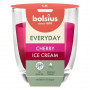 Bolsius Everyday candela profumata in vetro Ø70 x 80 mm, Cherry Ice Cream