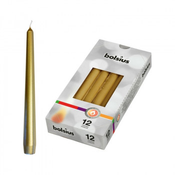 Bolsius candela da tavola 245/24 mm, oro