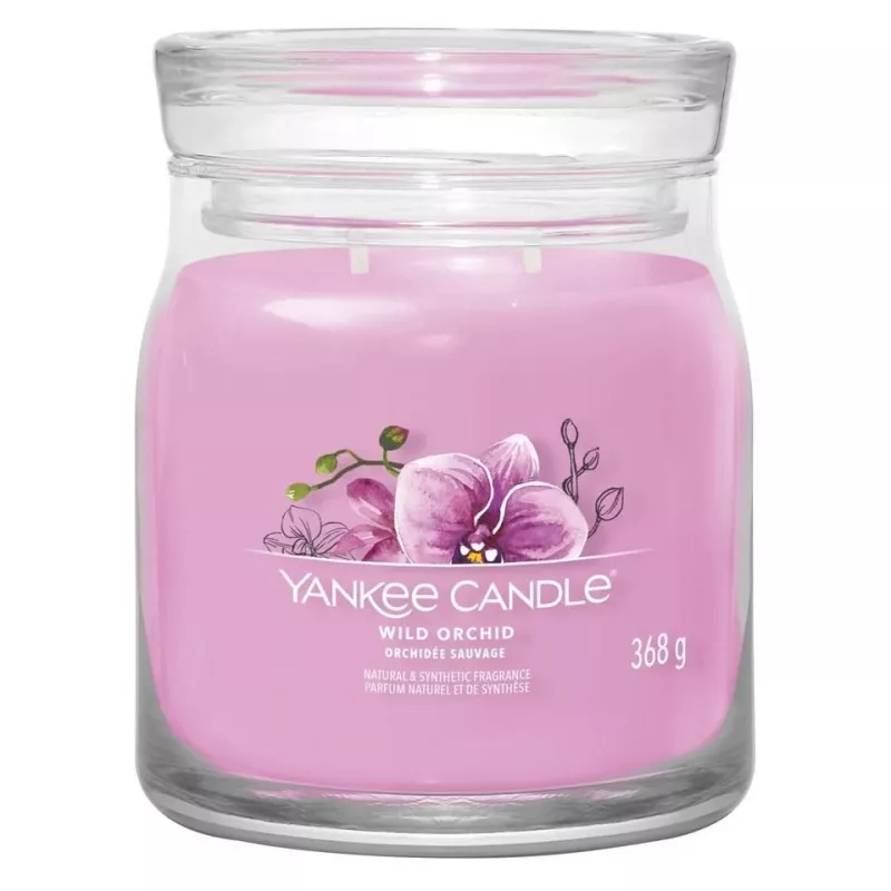 Yankee Candle Wild Orchid candela, media