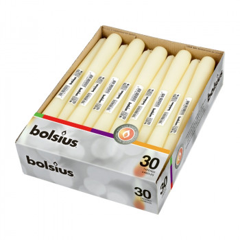 Bolsius candela da tavola 245/24 mm, beige