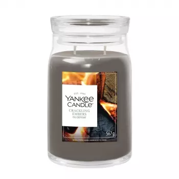 Yankee Candle Crackling Embers candela, grande