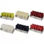 Papstar candele a colonna, Ø 40 x 90 mm, kiwi, confezione da 10 (10585)