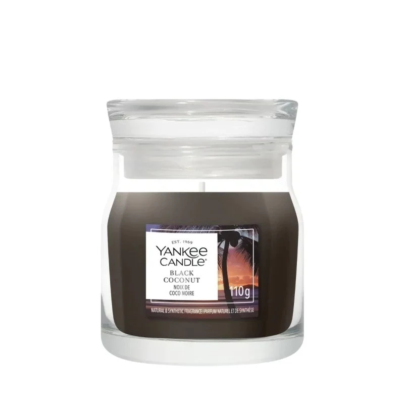 Yankee Candle Black Coconut candela, piccola