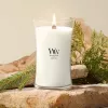 WoodWick White Teak candela, grande, 610 g