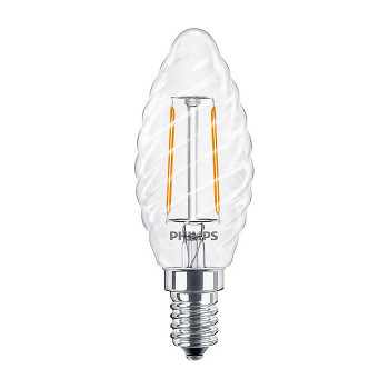 Philips CorePro lampadina candela LED filament 250lm 2W 2700K E14