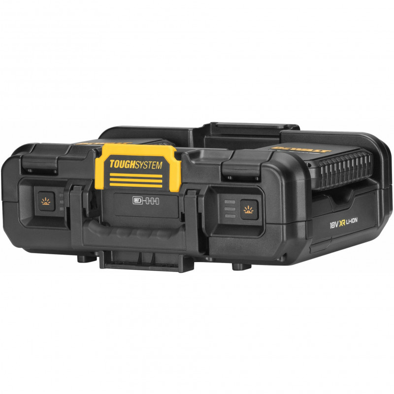 DeWALT DWST08061-1 ToughSystem 2.0 valigetta portautensili con illuminazione, 14 l, nero/giallo