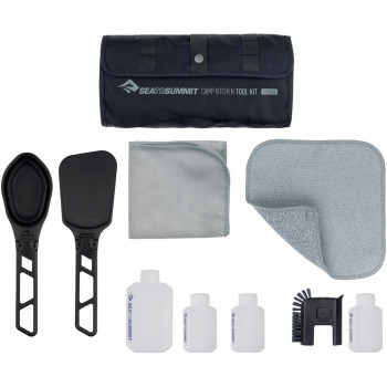 Sea To Summit Camp Kitchen Tool Kit con bottiglie, 10 pezzi