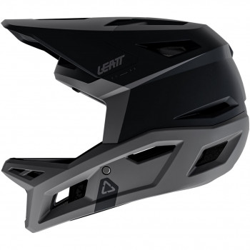 Leatt MTB Gravity 4.0 V26 casco da bici full-face, Stealth Black/grigio, L