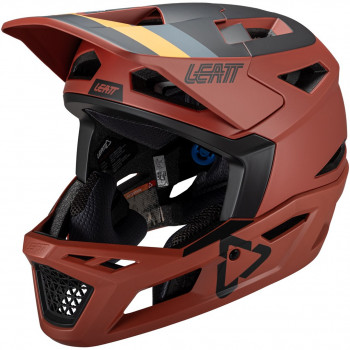 Leatt MTB Gravity 4.0 V25 casco da bici full-face, Lava, M