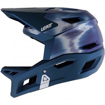 Leatt MTB Gravity 4.0 V26 casco da bici full-face, Galaxy Blue, L