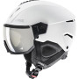 UVEX Instinct Visor casco da sci, nero/bianco, 53-55 cm (56/6/260/50)