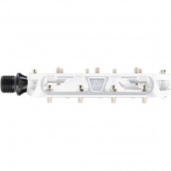 Leatt AllMtn 6.0 Flat pedali da bici, piattaforma stretta 114x100 mm, argento
