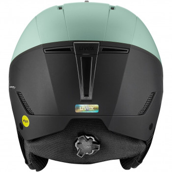 Casco da sci UVEX Stance MIPS 54-58, nero/verde