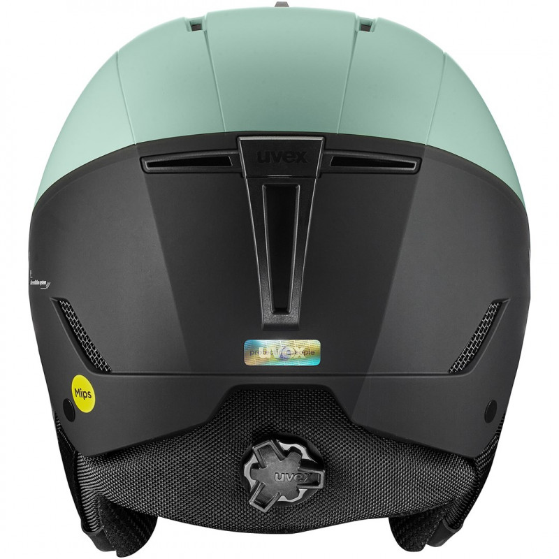 Casco da sci UVEX Stance MIPS 51-55, nero/verde
