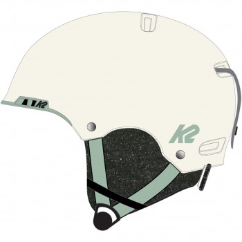 K2 MERIDIAN casco donna 51-55, White Pearl