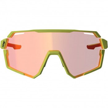 LEATT RideViz Pro Iriz Cryztal occhiali da bici, giallo neon
