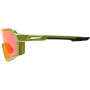 LEATT RideViz Pro Iriz Cryztal occhiali da bici, piccoli, giallo neon