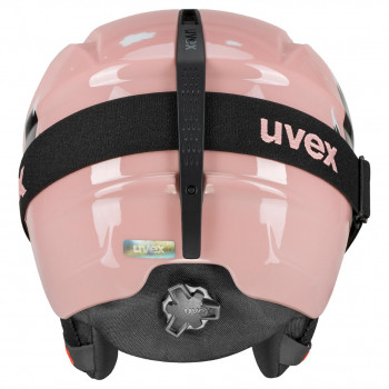 Set casco da sci per bambino UVEX Viti 46-50, rosa