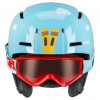 Set casco da sci per bambino UVEX Viti, blu, 46-50 (56/S/317/10)