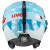 Set casco da sci per bambino UVEX Viti, blu, 46-50 (56/S/317/10)