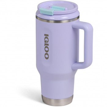 Tazza termica Igloo Travel Mug 32 oz (0,95 L) con cannuccia, Lilac Breeze