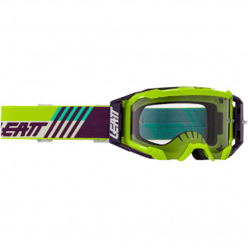 Maschera da bici Leatt Velocity 5.5 Cryztal, Lime